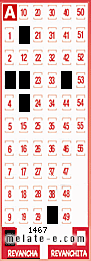 Volante ganador del sorteo 1467 de Revancha