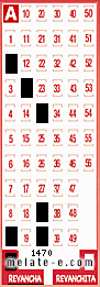 Volante ganador del sorteo 1470 de Revancha