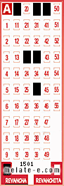 Volante ganador del sorteo 1501 de Revancha