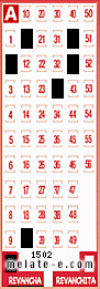 Volante ganador del sorteo 1502 de Revancha