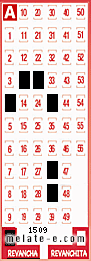 Volante ganador del sorteo 1509 de Revancha