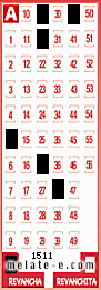 Volante ganador del sorteo 1511 de Revancha