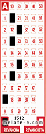 Volante ganador del sorteo 1512 de Revancha