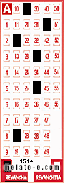 Volante ganador del sorteo 1514 de Revancha