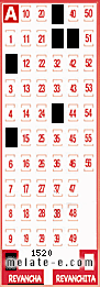Volante ganador del sorteo 1520 de Revancha