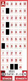 Volante ganador del sorteo 1521 de Revancha