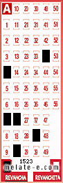 Volante ganador del sorteo 1523 de Revancha