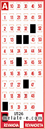 Volante ganador del sorteo 1526 de Revancha
