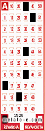 Volante ganador del sorteo 1528 de Revancha