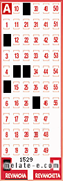Volante ganador del sorteo 1529 de Revancha