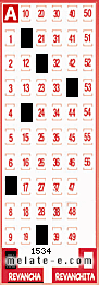 Volante ganador del sorteo 1534 de Revancha