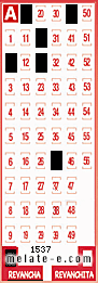 Volante ganador del sorteo 1537 de Revancha