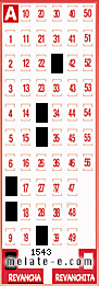 Volante ganador del sorteo 1543 de Revancha