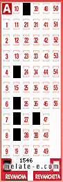 Volante ganador del sorteo 1546 de Revancha