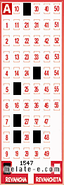 Volante ganador del sorteo 1547 de Revancha