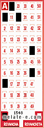 Volante ganador del sorteo 1548 de Revancha