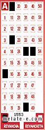 Volante ganador del sorteo 1553 de Revancha