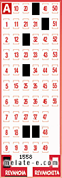 Volante ganador del sorteo 1558 de Revancha