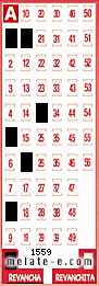 Volante ganador del sorteo 1559 de Revancha