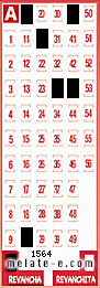 Volante ganador del sorteo 1564 de Revancha