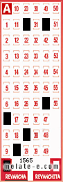 Volante ganador del sorteo 1565 de Revancha