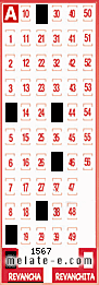 Volante ganador del sorteo 1567 de Revancha