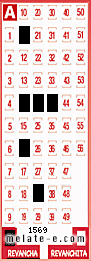 Volante ganador del sorteo 1569 de Revancha