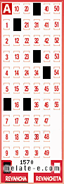 Volante ganador del sorteo 1570 de Revancha