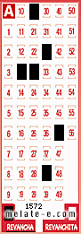 Volante ganador del sorteo 1572 de Revancha