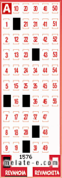 Volante ganador del sorteo 1576 de Revancha