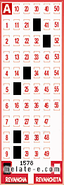 Volante ganador del sorteo 1578 de Revancha