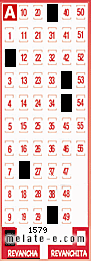 Volante ganador del sorteo 1579 de Revancha