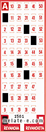 Volante ganador del sorteo 1581 de Revancha