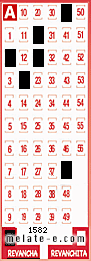 Volante ganador del sorteo 1582 de Revancha
