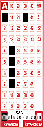 Volante ganador del sorteo 1583 de Revancha