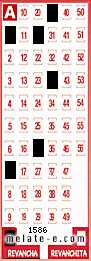 Volante ganador del sorteo 1586 de Revancha