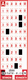 Volante ganador del sorteo 1588 de Revancha