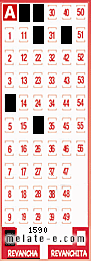 Volante ganador del sorteo 1590 de Revancha