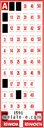 Volante ganador del sorteo 1591 de Revancha