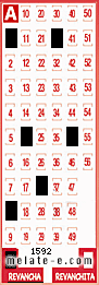 Volante ganador del sorteo 1592 de Revancha