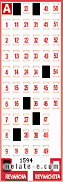 Volante ganador del sorteo 1594 de Revancha