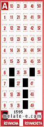 Volante ganador del sorteo 1595 de Revancha