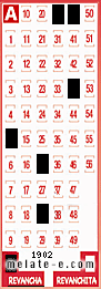 Volante ganador del sorteo 1902 de Revancha