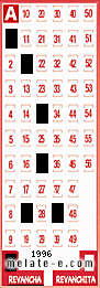 Volante ganador del sorteo 1996 de Revancha