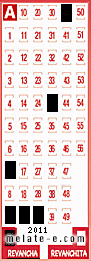 Volante ganador del sorteo 2011 de Revancha