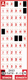 Volante ganador del sorteo 2013 de Revancha