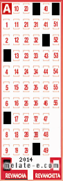 Volante ganador del sorteo 2014 de Revancha