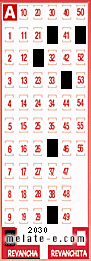 Volante ganador del sorteo 2030 de Revancha