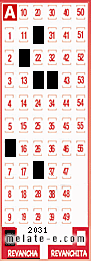 Volante ganador del sorteo 2031 de Revancha