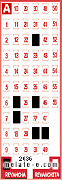 Volante ganador del sorteo 2036 de Revancha